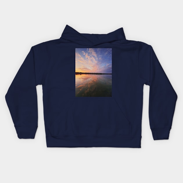 silent evening Kids Hoodie by psychoshadow